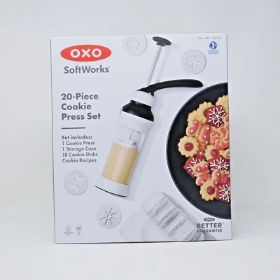 Prensa de galletas OXO SoftWorks con 18 discos de galletas Foto 1 de 4