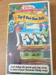 Vintage Disney Sing Along Songs Zip A Dee Doo Dah Video VHS Rare Collectable  - Picture 1 of 1