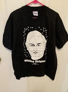 Whitley Striver Vtg Hanes Beefy T Shirt Men’s L Big Time UFO Single Stitch Black - Picture 1 of 6