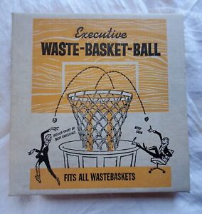 Vintage Executive Waste Basket Ball NEW. Trash Can Hoop Graduation Dad Man Gift