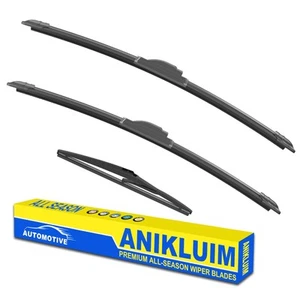 ® 22"+21" Wiper Blades with 12" Rear Wiper Blade Set for 2011-2023 Dodge Dura... - Picture 1 of 7