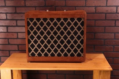 Combo de gabinete de guitarra de lujo panel estrecho de gamuza marrón 5e3/paño de parrilla de diamante Foto 1 de 4