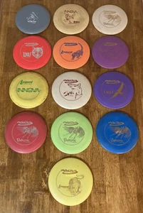 INNOVA DISC GOLF DISCS - Set of 13 plus bag! - Rare, all types - Picture 1 of 3