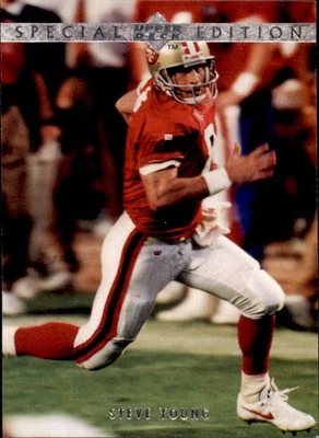 Steve Young #SE89 1995 Upper Deck San Francisco 49ers NM - Image 1 of 2