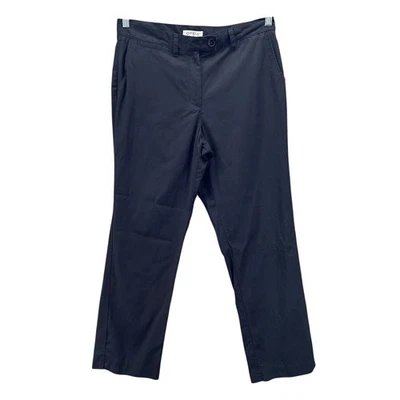 Pantalones Orvis Mujer Talla 12 Tencel Negro Mezcla Algodón Informal Carrera Foto 1 de 4