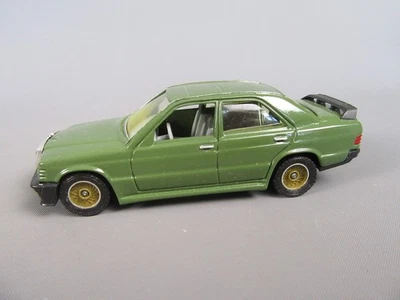 C816 Vintage 1984 Solido 1337 Francia Mercedes 190 E Tipo 201 Verde 1:43 - Immagine 1 di 4