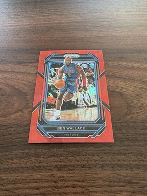 Panini Prizm 2022-23 - Ben Wallace #277 Red Ice Prizm casi nuevo Foto 1 de 4