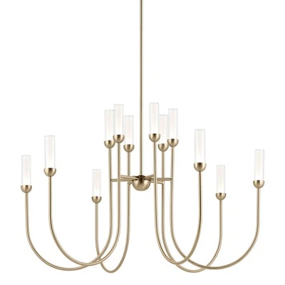 Lámpara LED Kichler 52759LED Moraine 40"W - Bronce Foto 1 de 4