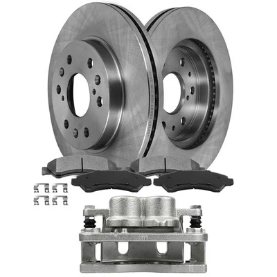 Pinzas de freno delanteras L+R pastillas de rotores de freno 7 piezas para Chevrolet Avalanche 2007-2008 Foto 1 de 4