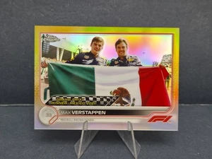 2022 Topps Chrome Formula 1 F1 Max Verstappen Gold 39/50 #168 - Picture 1 of 2