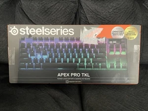 NEW SteelSeries Apex PRO TKL Wireless Gaming Keyboard 64865 Black Omnipoint - Afbeelding 1 van 2