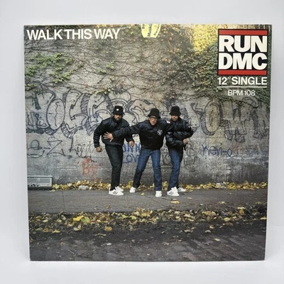 Run-DMC Walk This Way Vinyl Single 12inch Metronome LP EX - Bild 1 von 4