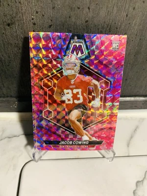 Jacob Cowing Rookie Pink Mosaic Prizm 2024 49ers - Image 1 of 2