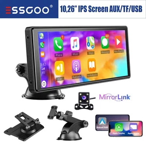 10.26" Tragbares Autoradio Wireless Apple Carplay Android Auto IPS Screen FM - Bild 1 von 16