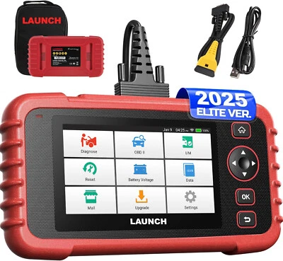 2025 Launch CRP123X Elite Professional Automotive OBD2 Diagnostic Tool 4 System +3 Services DHL - Image 1 of 4