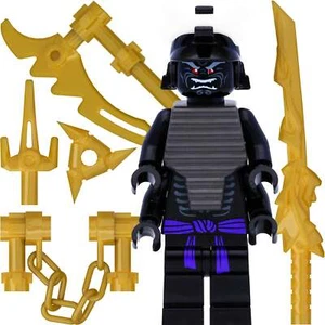 LEGO Ninjago Minifigur Lord Garmadon (mit 4 Armen, Legacy) mit viel Zubehör - Bild 1 von 10