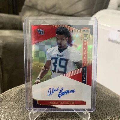 2019 Panini Donruss Elite Red /99 Alex Barnes #RA-AB Rookie Auto RC - Image 1 of 2