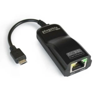 Adaptador enchufable USB2-OTGE100 USB 2.0 OTG Micro-B a Ethernet 100Mbps negro - Imagen 1 de 5