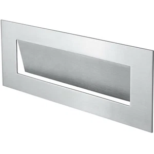 Buca per le Lettere Acciaio Inox Türbriefkasten 330x100 MM Breifeinwurfklappe - Bild 1 von 7