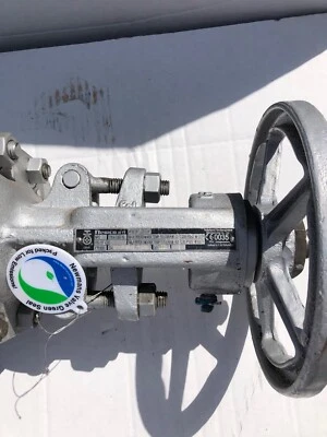 3" 150# flgd end gate valve wcb body NEW VALVE PACKING LOW EMISSIONS GREEN SEAL - Image 1 of 4