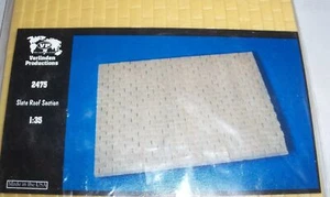 VERLINDEN 1:35 RESIN SLATE ROOF SECTION DIORAMA ACCESSORY 2475 14CM X 18.5CM NIP - Picture 1 of 2