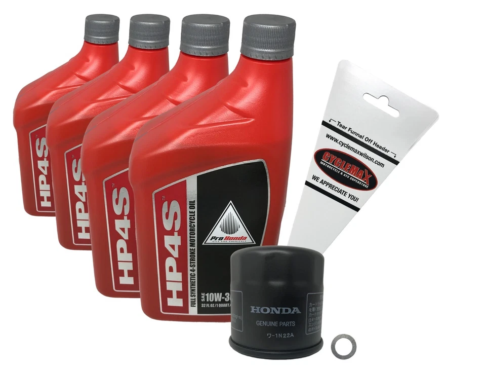 Kit de cambio de aceite sintético completo Honda OEM para 2011-2022 CB 1000 R Foto 1 de 2
