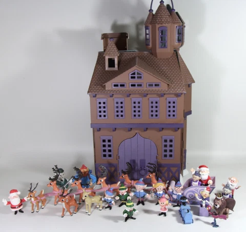 Santa's Castle Rudolph Red Nosed Reindeer and The Island of Misfit Toys Playset Cover