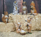7 Piece WOODLAND CRITTER NATIVITY Christmas Figurine Set, by Slifka