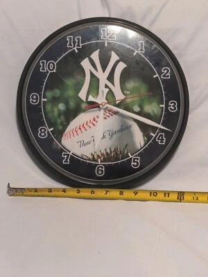 Wincraft New York Yankees Round Wall Clock - 12.75 inch - Image 1 of 4