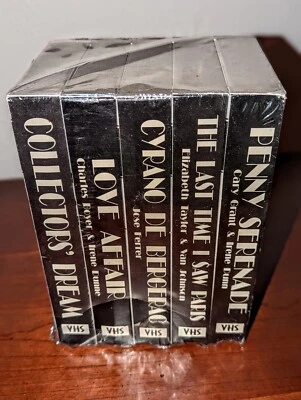 5 Romance VHS/EP/Collector's Classics    Movies: Love Affair/Cyrano De Bergerac+ Foto 1 de 4