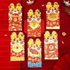 6X Cartoon Red Envelope Best Wishes Lucky Pattern Chinese Lunar Tiger Year