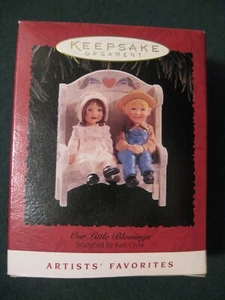Hallmark Andenken 1995 Weihnachtsschmuck Unser kleiner Segen D13 - Bild 1 von 9