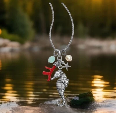 Collar Brighton UNDER THE SEA Convertible 16" - 37" Lista $98 Nuevo con Etiquetas JL9940 Foto 1 de 4