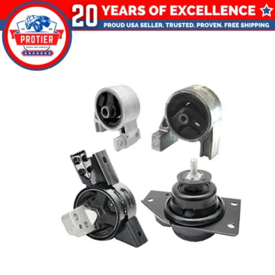Engine Motor & Trans Mount 4PCS Set for 2006-2011 Kia Rio/ Rio5 1.6L Replaces - Image 1 of 4