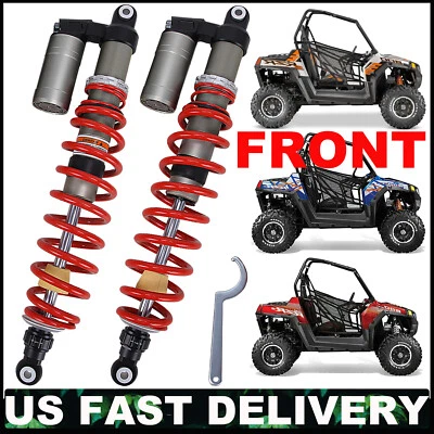 FOR 2008-2014 2010 POLARIS RZR S 800 60" STAGE 5 FRONT AIR SHOCK ABSORBERS PAIR - Imagem 1 de 4