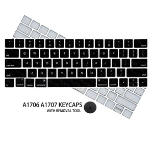 Keycaps Keys Cap US Set Replacement for MacBook Pro A1706 A1707 2016 2017 + Tool - Picture 1 of 5