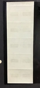 US 1971 Sehr guter Zustand postfrisch Sc#OX41 Booklet Pane Etikettenstreifen von 5, offizielles Siegel - Bild 1 von 2