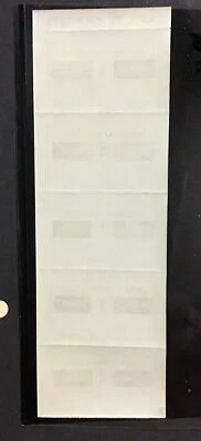 US  1971 VF MNH Sc#OX41 Booklet Pane Label Strip of 5, Official Seal - Image 1 of 2