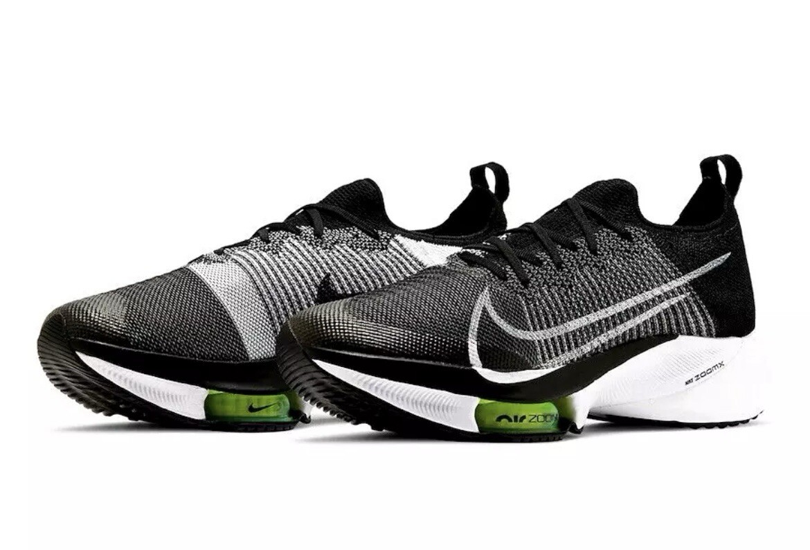 Nike Air Zoom Tempo NEXT% Flyknit Black White for Sale Nike Air Zoom Tempo NEXT% Flyknit Black White for Sale