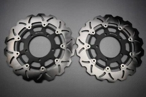 Coppia Dischi Freno Anteriori Galleggianti Wave 310mm SUZUKI VZR Intruder 1800 2007-2017 - Foto 1 di 2