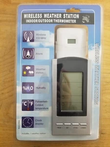 Wetterstation Innen Außen Thermometer Funk - Bild 1 von 7