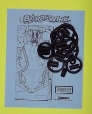 1996 Gottlieb Premier Barb Wire Pinball Machine Rubber Ring Kit