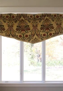 Tapiz Cenefa Varilla Bolsillo Ventana Cenefa Multicolor Diseño Cachemira 54"x 18" - Imagen 1 de 4