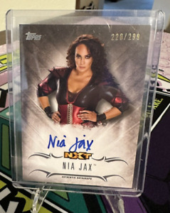 2016 Topps Nia Jax WWE Undisputed Authentic On Card Autograph # 220/299 UA-NJ