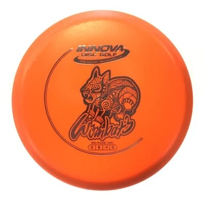 DISC GOLF INNOVA DX WOMBAT3 MID-RANGE STRAIGHT 180g ORANGE W/ SILVER FOIL - Picture 1 of 1