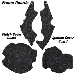 Black Engine & Frame Guards 2002-2007 Honda CR250 Cover Grip Tape CR 250 - Foto 1 di 5