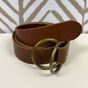 Land’s End brauner Leder O-Ring Gürtel Größe M - Bild 1 von 5