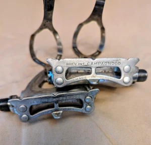 CAMPAGNOLO CHORUS PLATFORM PEDALS 9/16 CAMPAGNOLO CLIPS - Picture 1 of 6