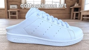 Stan Smith Mule Women's adidas Trainers FX0532 White Leather RRP £75 CLEARANCE - Picture 1 of 5