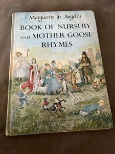 Marguerite de Angelo’s Book Of Nursery And Mother Goose Rhymes, 1954 Vintage Ed. - Picture 1 of 9